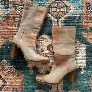 Vintage Y2K Candies Patchwork Boots